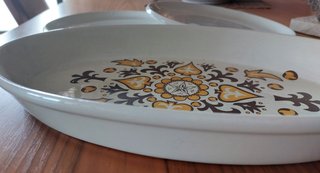 1 BANDEJA O FUENTE Y 2 PLATOS DE TARTAS