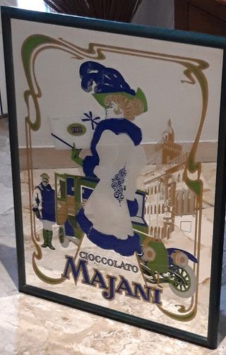 Quadro Specchio cioccolato Majani