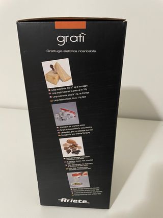 Ariete gratì grattuggia elettrica ricaricabile