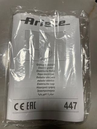 Ariete gratì grattuggia elettrica ricaricabile