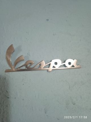 Scritta Vespa 50 alluminio 