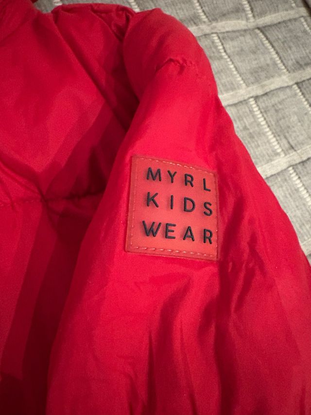 Abrigo 5años 11ctm rojo niño mayoral