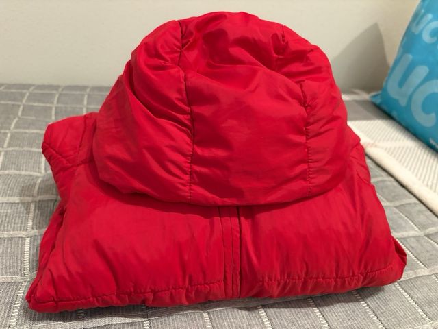 Abrigo 5años 11ctm rojo niño mayoral