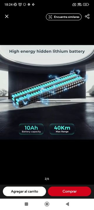 Patinete eléctrico NUEVO i9max pro velocidad de 35