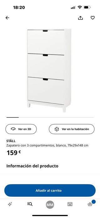 Zapatero Ikea Stall