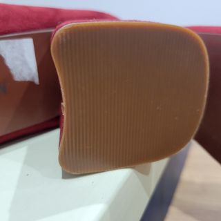 Zapato ante rojo 40