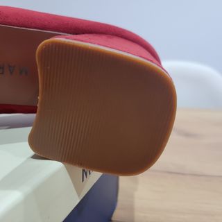 Zapato ante rojo 40