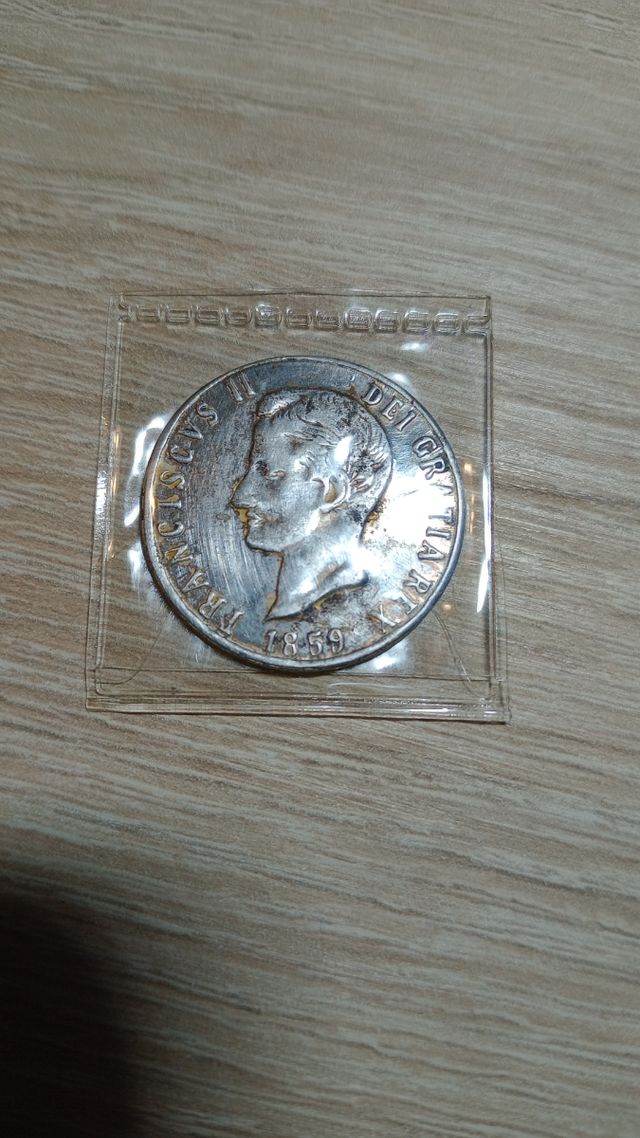 Moneta antica 1859 riproduzione