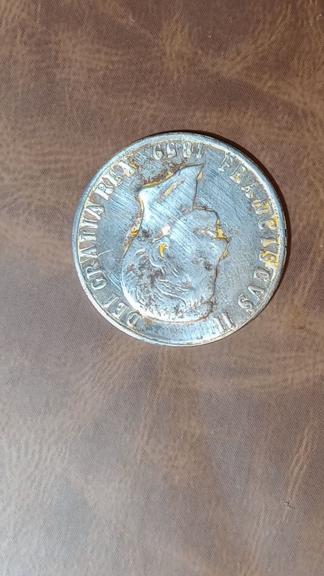 Moneta antica 1859 riproduzione