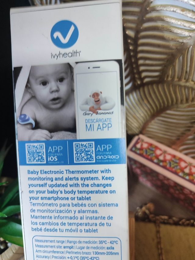 Termómetro digital movil bebé con App NUEVO