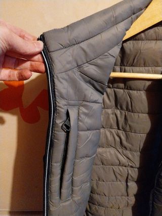 Chaleco de pluma reversible
