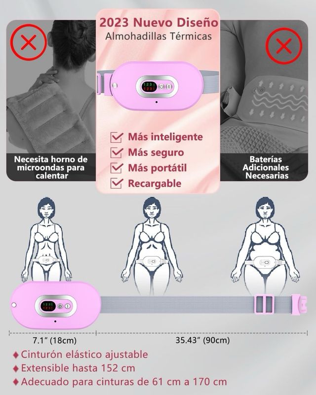 Nuovissima cintura mestruale termica a 3 modalità