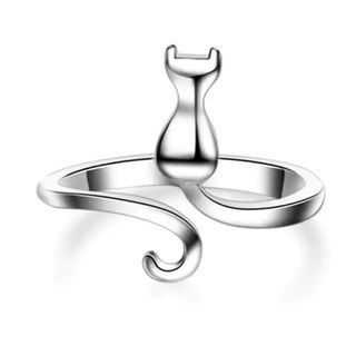 NUEVO Anillo Ajustable Gato Cobre Muy Bonito