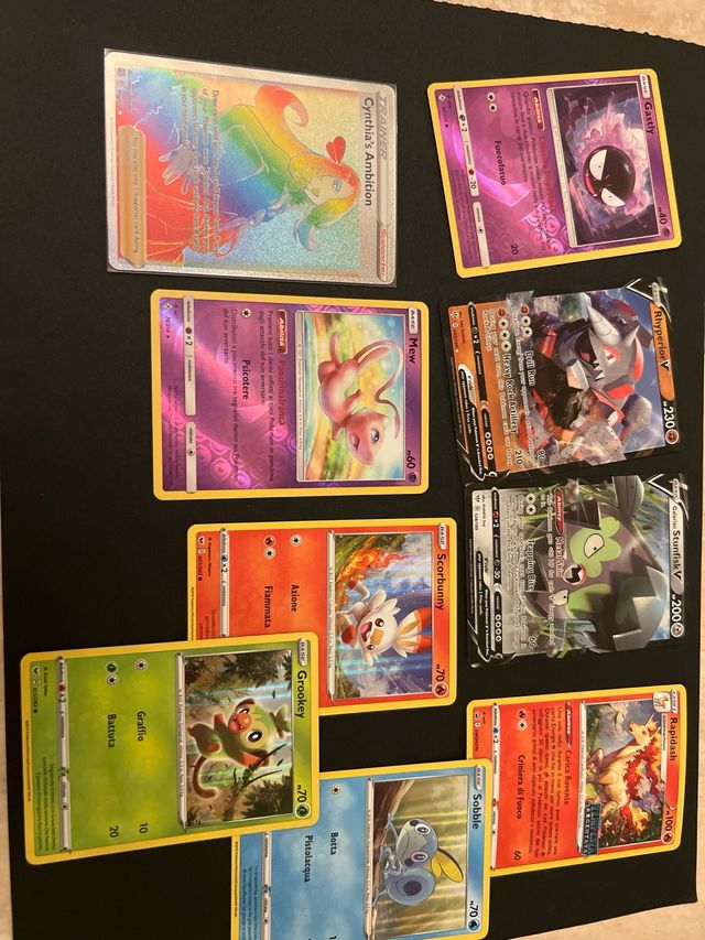 Lotto carte pokemon set dal 2019 al 2022