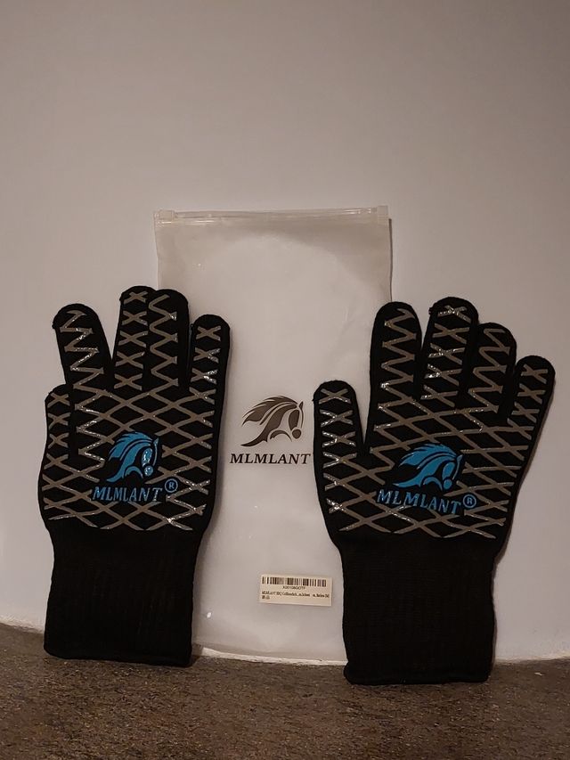 Guanti ignifughi per barbece, forno  o camino