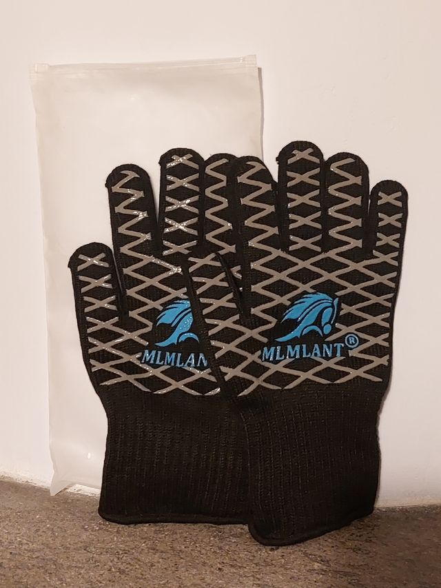 Guanti ignifughi per barbece, forno  o camino