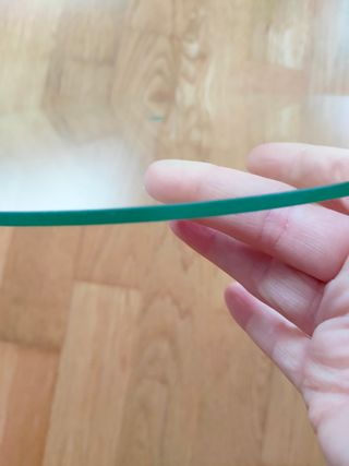 Cristal redondo para reloj pared