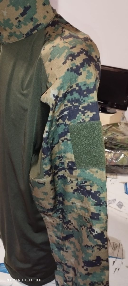 Combat shirt mimetica
