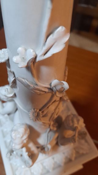 Lampada da collezione in porcellana