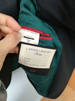 Traje Lander Urquijo