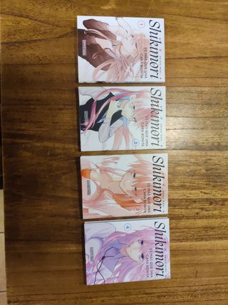Libros manga Shikimori 1 al 4