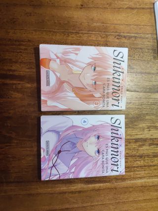 Libros manga Shikimori 1 al 4