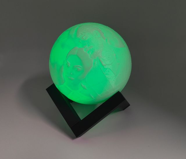 Lampara luna LED personalizada