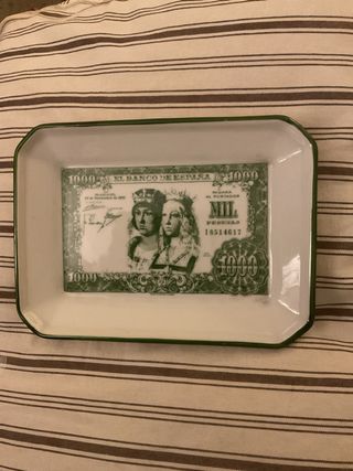 Bandeja billete mil