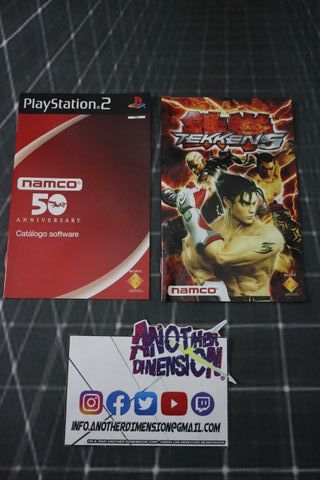 TEKKEN 5 PS2 COMPLETO + EXTRAS