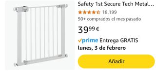 Barandilla escalera safety 73cm x 72cm