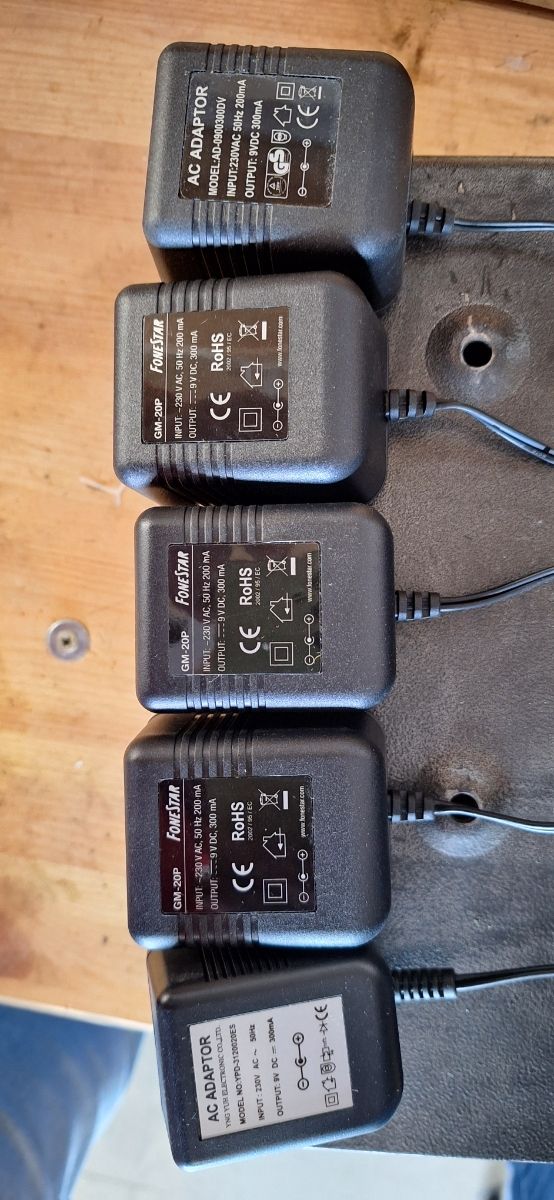 Transformador 9v nuevos 