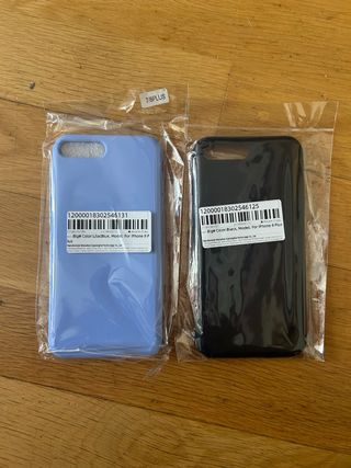 Pack 2 fundas iPhone 8 Plus