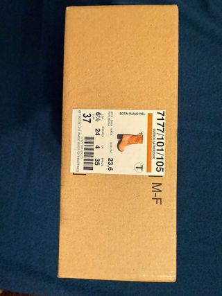 Botines de piel color camel