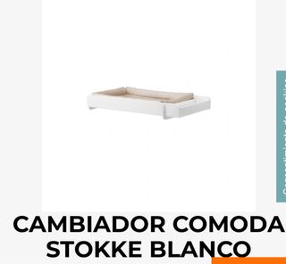 cambiador marca Stokke  78 x 53 x 15 cm
