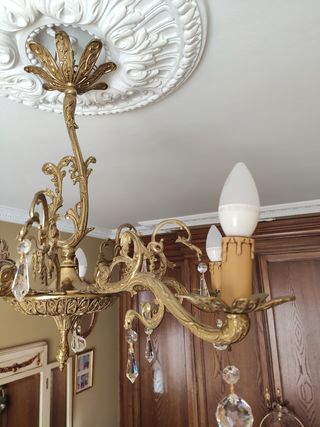 LÁMPARA Antigua de techo