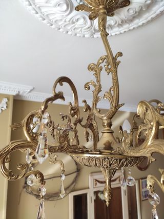 LÁMPARA Antigua de techo