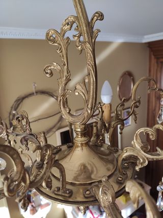 LÁMPARA Antigua de techo