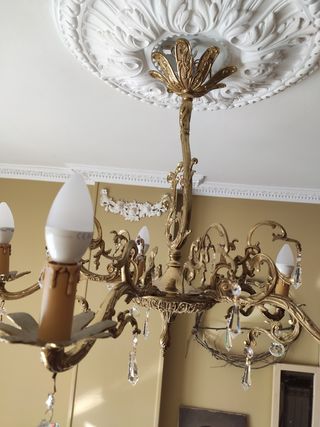 LÁMPARA Antigua de techo