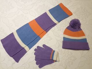 Conjunto NUEVO bufanda,gorro y guantes