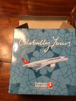 Maqueta airbus 320 TURKISH AIRLINES