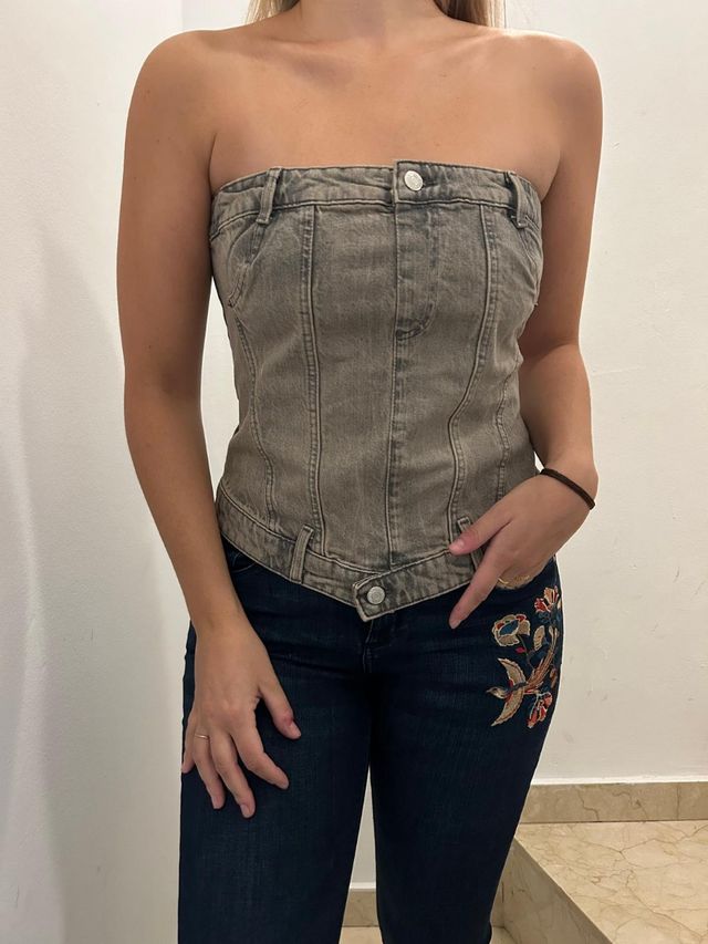 Corsé vaquero zara