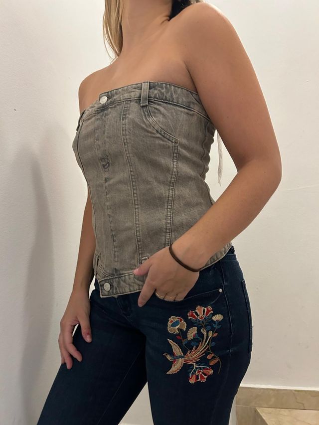 Corsé vaquero zara