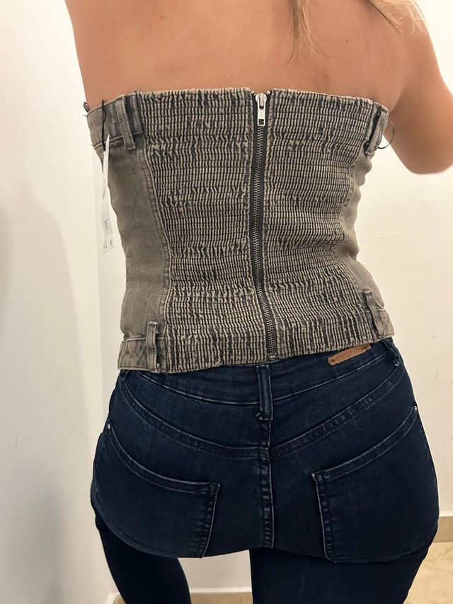 Corsé vaquero zara