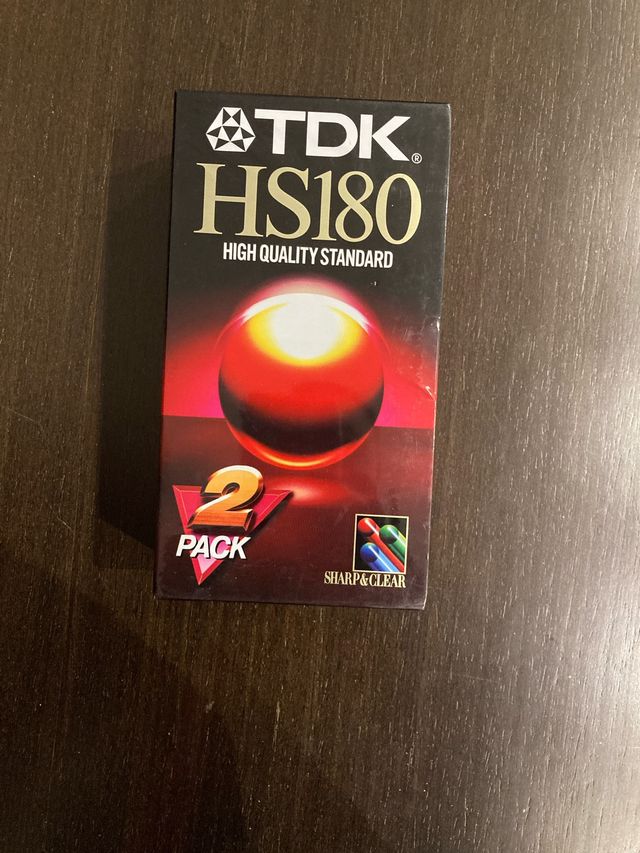 2 cintas VHS virgenes