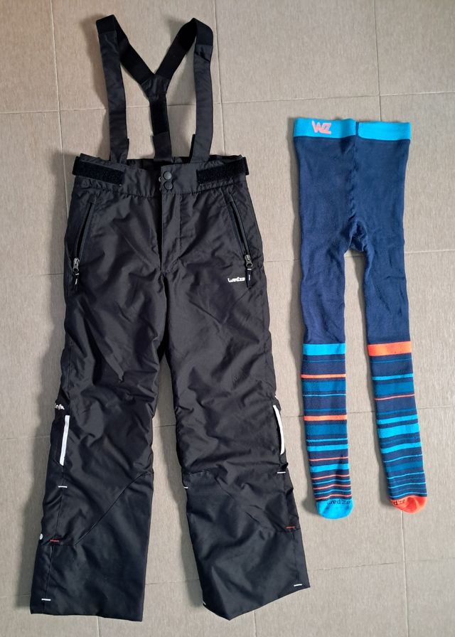 Pantalón esquí y leotardos Wed'ze T.8