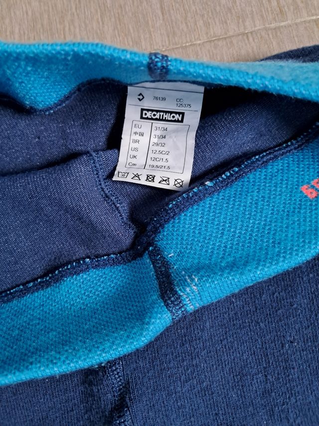 Pantalón esquí y leotardos Wed'ze T.8