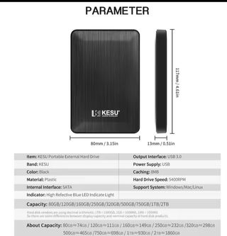 Disco Duro 500Gb USB3. Nuevo