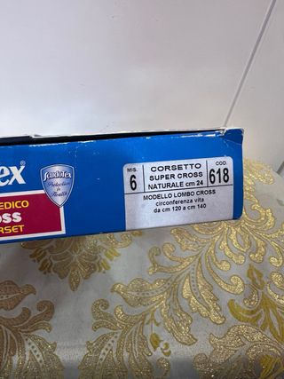 Faja ortopédica sacrolumbar 24cm Talla 6