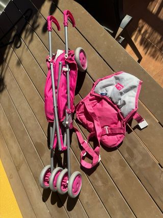 Carro y Mochila porta bebe