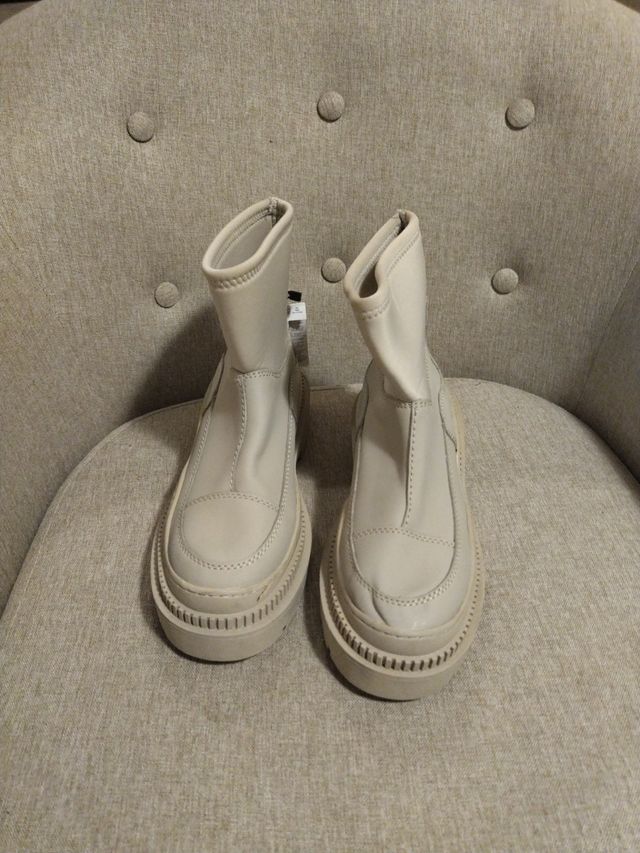 Botas engomadas mujer de Mango